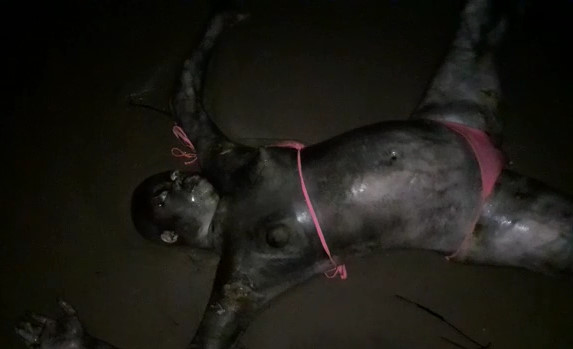 Tight Bikini Girl Vacationing on a Beautiful Beach in Brazil