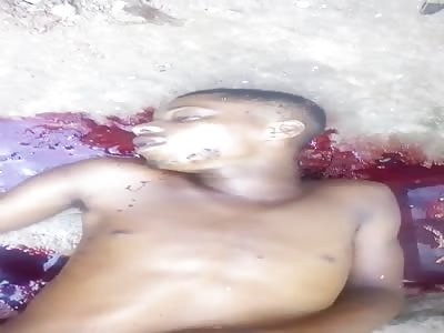 Man brutally murdered in the street