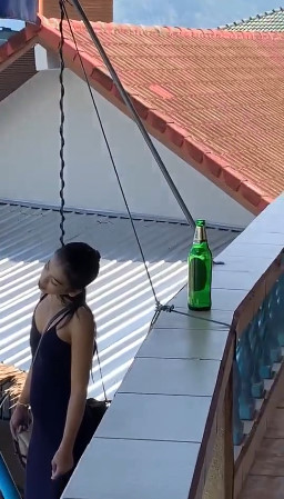 Nice View for Hang Herself on Own Balcony