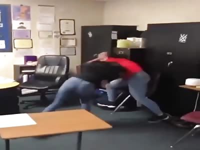 LATINA TEEN GETS HER ASS BEAT IN CLASSROOM 