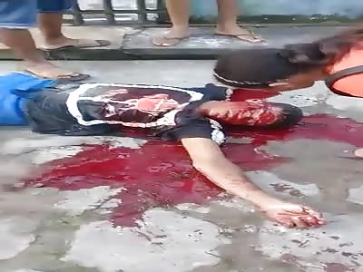 Man die with pistol shots