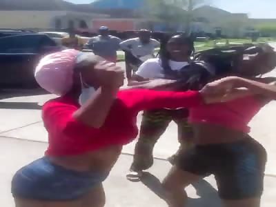 Women fighting during the coronavirus pandemic