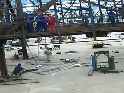 One Wrong Step... Last Day at Work...