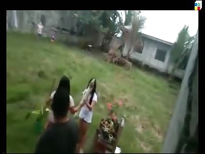 Mother and Son Shot by Police (Full video).