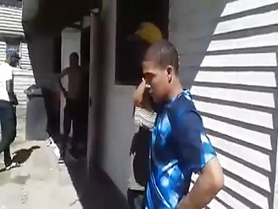 2 guys accused of housebreaking beaten to a pulp