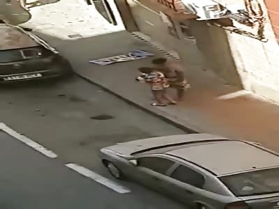 Guy beaten up by Spanish men