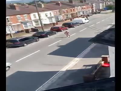 Naked man somewhere in Gloucester England