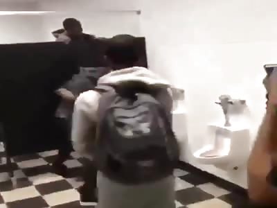 White dude didn't get a single shot in 