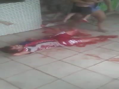 Last minutes of life after being shot, Brazil