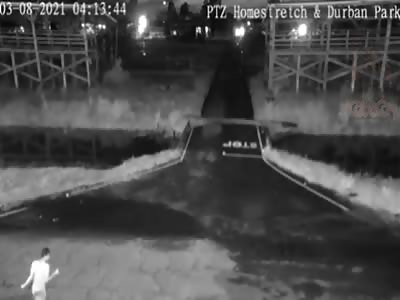 Damn! She got hit at high speed