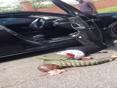 Brains blown out after shooting