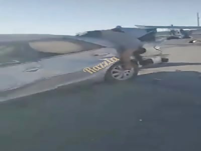 Accident with fatalities, (aftermath).