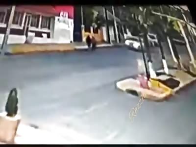 Elderly couple are killed by car.