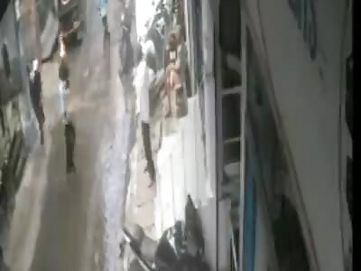 Man tries to burn his wife 