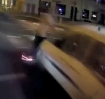 Scooter Rider Mowed Down