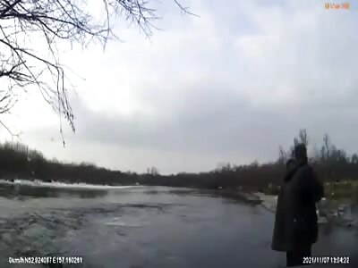 Fishermen Drown Trying to Drive Across River (Skip to 02:20)