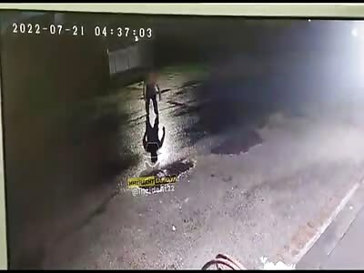 Man Lays Down In The Street And Ran Over 