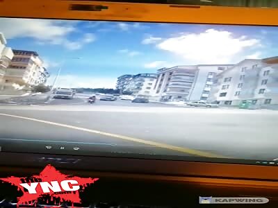 turkey moto courier accident