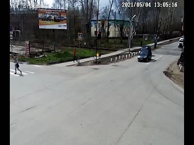 Pedestrians had a happy day