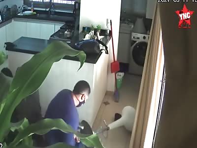 Thieves invade home and tie up mother before she has heart attack