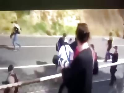 Australian police in action