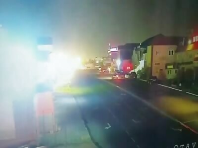 Restaurant gas explosion in Kazakhstan