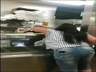 The big black woman got what she wanted