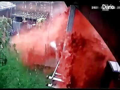 Surprisingly light summer rain