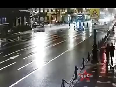 A drunken Russian driver killed one and wounded four