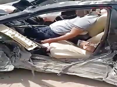 Shocking accident aftermath