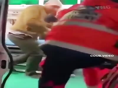 Ambulance crew attacked