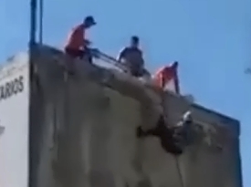 His Last Training Abseil