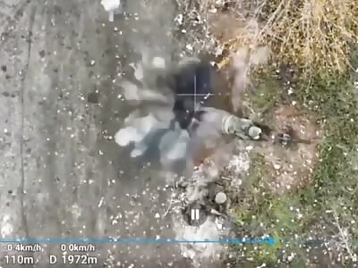 Dropped grenade hits two RU soldiers