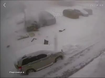 A gas car exploded in Yakutia (+ aftermath)