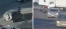 Car vs pedestrian collision in Saratov and Volgograd