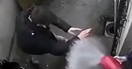 The Dude Tried To Break Into Someone Else's House And Got A Jet Of Boiling Water In The Face