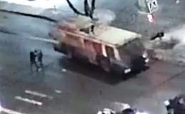 WTF Russia: Men are chasing each other in Vologda