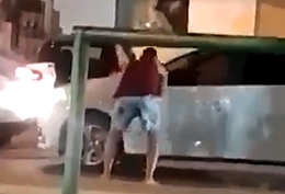 He should not have threatened the driver