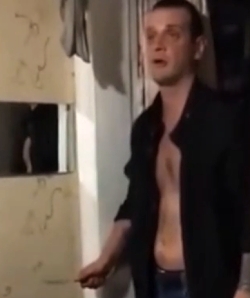 A drunken Russian with a knife was neutralized