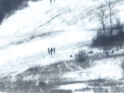 Russian group in Bakhmut is hit by Ukrainian mortar