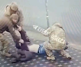 Another video of the mobilization video in Odessa