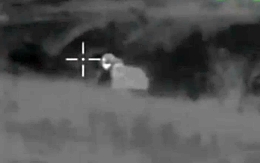 A Ukrainian sniper reportedly working on Russian targets