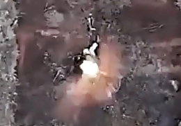 A double grenade seemingly kills a RU soldier in Ukraine