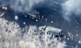 A position of RU personnel was impacted by a UA artillery 