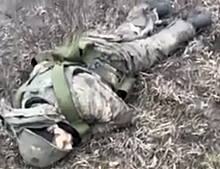 A group of 7 dead RU multicam camouflage (most likely Wagner)