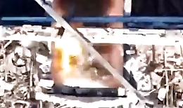 UA drone attack on Russian soldiers