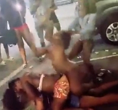 Just some very classy girls fighting