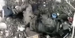 UA 79th Brigade shows the result of their strike on RU position