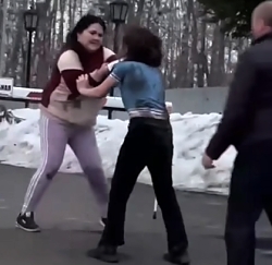 The battle in Russia ended with an exemplary knockout