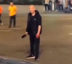 Psycho Attacks Random Persons With A Meat Cleaver